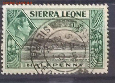 Колонии Сьера Леоне 1938 1м до 25 04 - 6