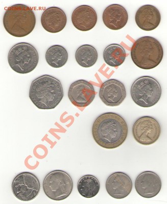 Монеты (Мира, России, СССР) жетоны, боны на обмен - Б2 001