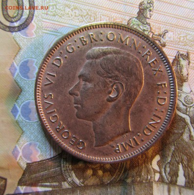 АНГЛИЯ 1 пенни 1939 г  Король Георг 6     до 28.04 - IMG_5071.JPG