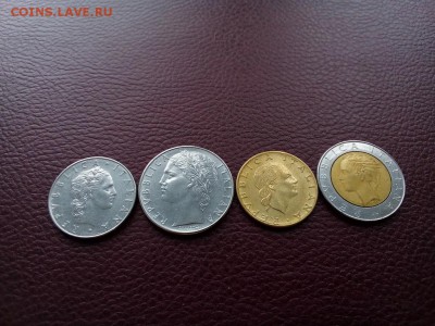 набор из 4 монет Италии - IMG_20190325_111050