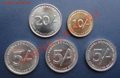 Сомалиленд. Комплект монет 2002-2005 в UNC до 25.06.11 в 22- - Сомалиленд 1