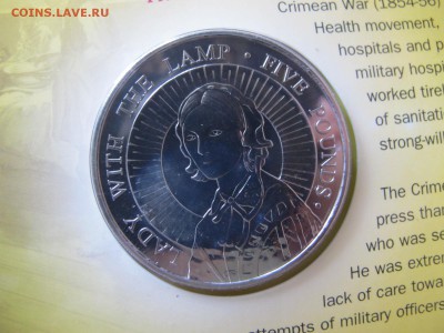 Олдерни 5 фунтов 2004, Флоренс Найтингейл "леди с лампой" - IMG_3542.JPG