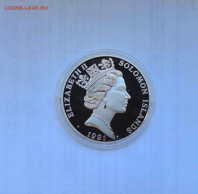 10 долларов 1991 Соломоновы о-ва. Альваро. Серебро. Proof. - IMG_20190413_111303