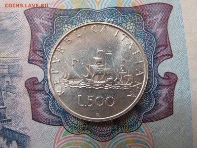Италия 500 лир 1991 год (Корабли Колумба) - IMG_3644.JPG