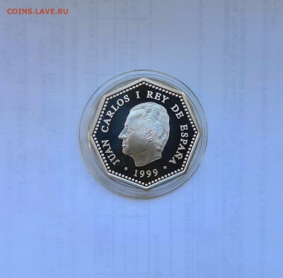 1500 песет 1999 Испания. Милениум. Парусник. Серебро. Proof. - IMG_20190413_111608