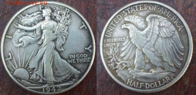 США ½ доллара, 1915, 1924, 1945, 1950, 1957. - 1942