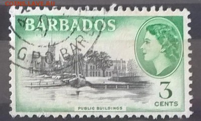 Колонии Барбадос 1953 1м 8с до 28 04 - 15