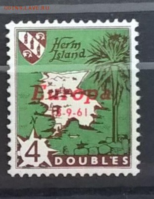 Острова Херм Великобритания 1961 1м 4д ** до 28 04 - 501
