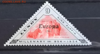 Острова Лэнди Великобритания 1м* 1961 до 28 04 - 504