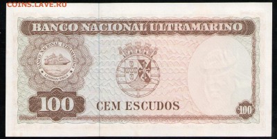 ТИМОР 100 ЭСКУДО 1963 UNC - 2 001