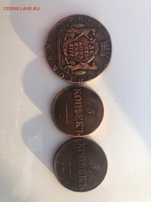 10 копеек 1777 и 2 пятака 1833 и 1836 - IMG-20190422-WA0008