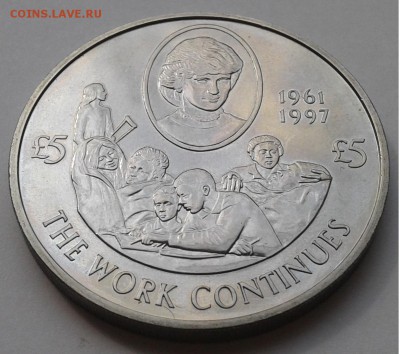 5 фунтов Джерси Принцесса Диана 2002г.  до 30.04.19г. 22:00 - 20190424_144012