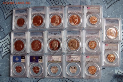 США в слабах PCGS - доллары, халф, квотеры - 00004