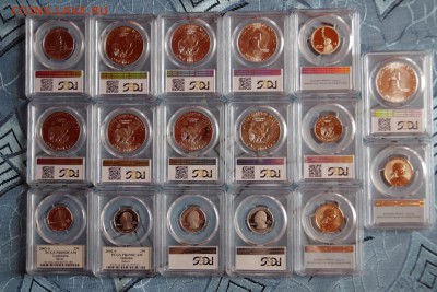 США в слабах PCGS - доллары, халф, квотеры - 00005