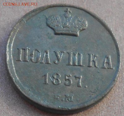 полушка 1857 ЕМ до 28.04.2019 - монеты 293