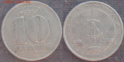 Монеты ГДР 1965. 10 пф. - Монеты ГДР 1965. 10 пф..JPG