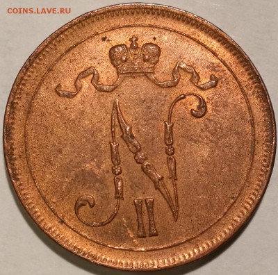10 пенни 1916 Финляндия UNC - 2