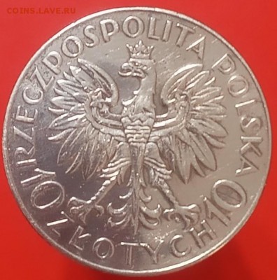10 злотых Польша 1933 год Ромуальд, до 30.04.19, 22.00 мск - IMG_20190425_195608