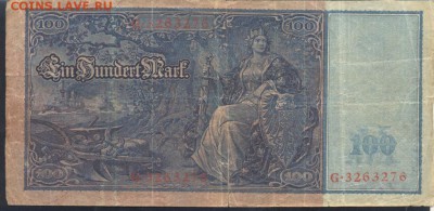 Германия  100 марок 1910 г. 29.04. 19 г. 22 -00 МСК. - 100  м. 1910