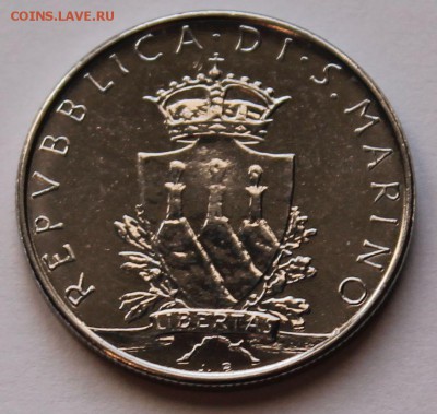 Сан Марино 100 лир 1979. ТИРАЖ - 665 000 - UNC - 8