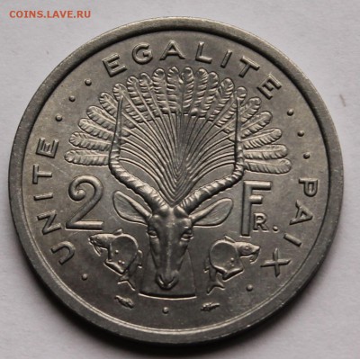 Джибути 2 франка 1977 UNC - 3