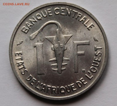Западные Африканские штаты 1 франк 1964. UNC - 7