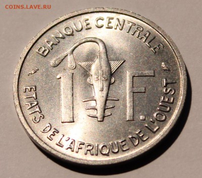 Западные Африканские штаты 1 франк 1964. UNC - 6