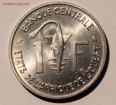 Западные Африканские штаты 1 франк 1964. UNC - 5