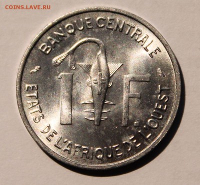 Западные Африканские штаты 1 франк 1965. UNC - 5