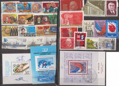 Обмен марок - СССР-1970-е-1980-е-25+2бл+с-л-190р