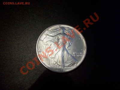 Доллар США 1991 год СВОБОДА, СЕРЕБРО унция - 100_1446_thumb