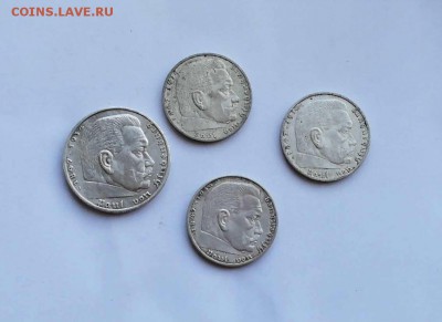 Герм 3 рейх 2 марки 37+39+39 и 5 марок 38 до 05.05 - IMG_20190429_163806
