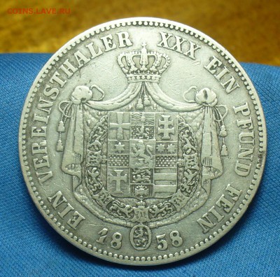 Талер 1858 года Гессен С 200 рублей До 01.05.19 в 22.00 МСК - P1510038.JPG