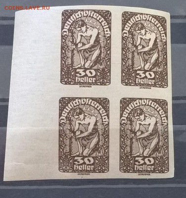 Австрия 1919 1м 30г в кварте ** до03 05 - 126