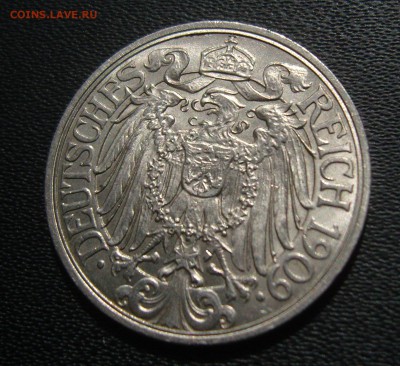 Германия 25 пфеннигов 1910 - аверс