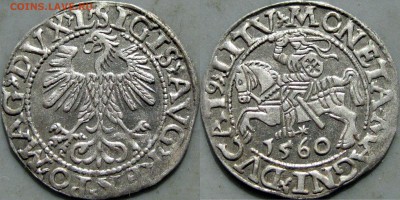 Литовский полугрош Жыгимонта Августа, 1565 год - Полугрош1560