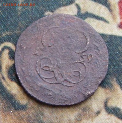 Денга 1759 г. Елизавета I. - DSCN4972.JPG
