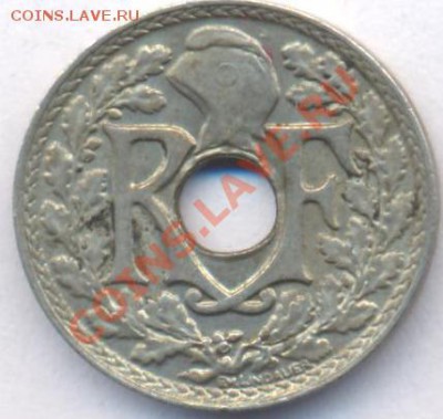 Франция 5 сантимов 1939 г.До 25.06.11 г. 20-00 МСК. - Франция