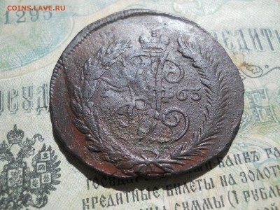 2 копейки Е2 перечекан с 1762 г СПМ - DSCN6883.JPG