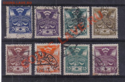 Марки мира - Чехословакия 1920 Mi 162-169 Freimarken