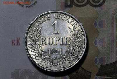 1 рупия 1911 J, Германская Восточная Африка, 07-05-19, 22-00 - 2