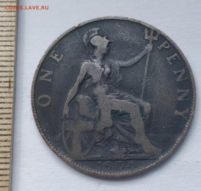 Старая Англия: Эдуард VII 1 пенни 1904 до 5.05.19 - IMG_20190503_130741