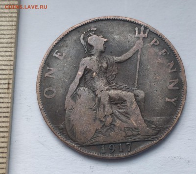 Старая Англия: Георг V 1 пенни 1917 до 5.05.19 - IMG_20190503_130812