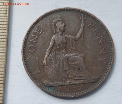 Старая Англия: Георг V 1 пенни 1937 до 5.05.19 - IMG_20190503_130943
