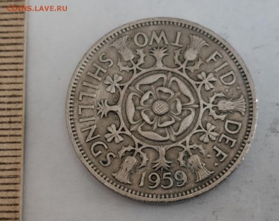 Старая Англия: Елизавета II 2 шиллинга 1959 до 6.05.19 - IMG_20190503_131331