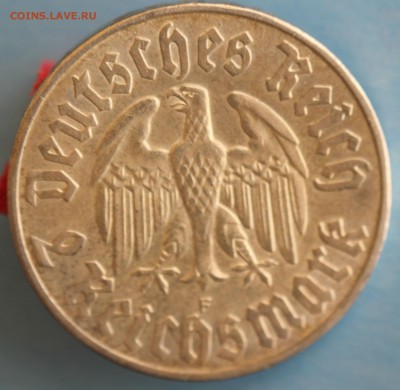 С РУБ. ТРЕТИЙ РЕЙХ 2 марк 1933г."F" МАРТИН ЛЮТЕР до 11.05 - IMG_7139.JPG