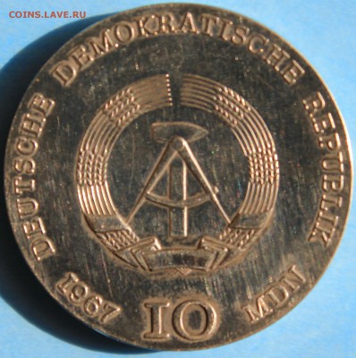 С РУБ.ГДР 10 марк 1967г.100 лет КЭТЕ КОЛЬВИЦ  до 11.05 - IMG_7512.JPG