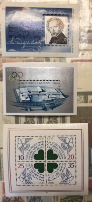 Марки ГДР, блоки, чистые и гаш. - 1B01B362-45A2-4953-9A9E-538BB1ADB39F
