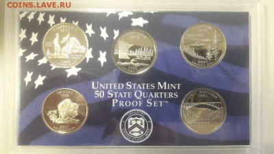 Полный к-кт пруф сетов Штаты и территории(56монет), до 12.05 - ЧА Штаты 2005-1