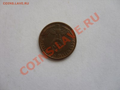 Браки на 1 пфеннигах 3 Рейха, прошу оценить. - 1 пф Германия 1939 брак - 1.JPG